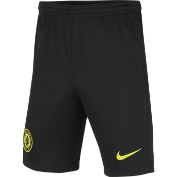 Image of Nike Chelsea Away Shorts 2021 2022 Junior - Black