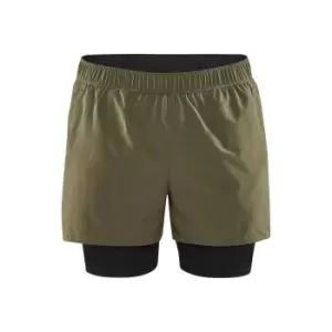 Image of Craft Mens ADV Essence Stretch 2 in 1 Shorts (S) (Rift)