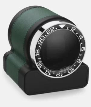 Image of Scatola del Tempo Watch Winder Rotor One Green Black Bezel