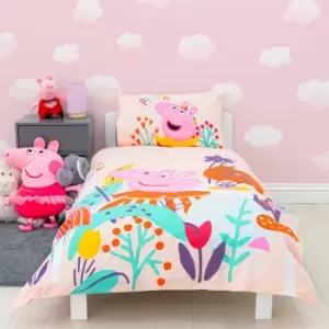 Image of Peppa Pig Magic Multicoloured Kids Duvet - Toddler