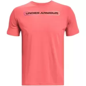 Image of Under Armour Lockertag T Shirt Mens - Pink