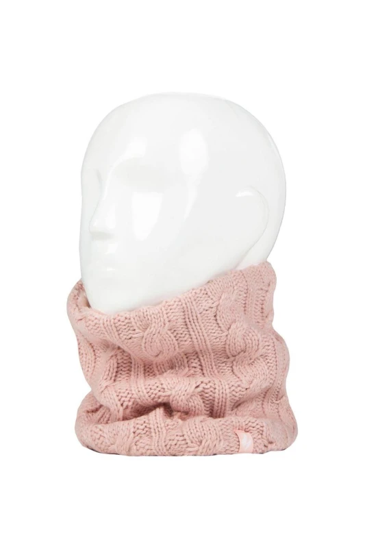 Image of SOCKSHOP Heat Holders Womens 1 Pack 3.5 Tog Heatweaver Yarn Neck Warmer in Pink Pink Female One Size