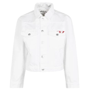 Image of Diesel Denim Jacket - White