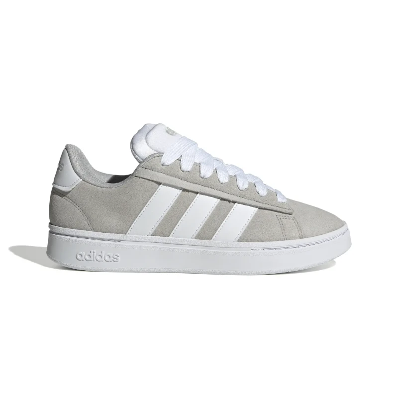 Image of adidas grand court alpha 00s trainers in light grey Grey/White UK 13