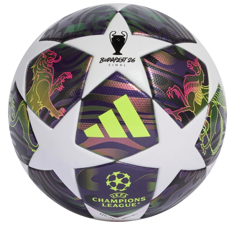 Image of adidas UEFA Champions League Ball 2025 2026 Purple/White unisex Size 4