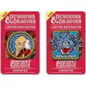 Image of PPDDSET001 Pinfinity Plus 80s D&D Limited Edition Pin And Lanyard Set