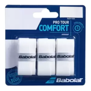 Image of Babolat Pro Tour 3 Pack of Grips - White