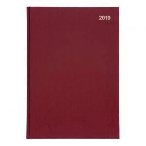 Image of Office 2019 Diary 2 Days to Page A4 Red 941042