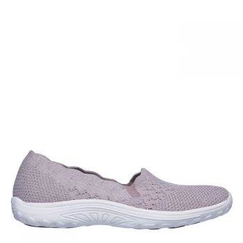 Image of Skechers Reggae Womens Slip On Trainers - Pink