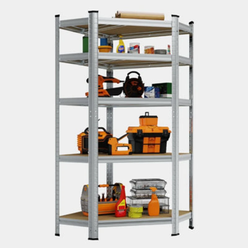 Image of Vonhaus 5 Tier Corner Garage Shelving Unit