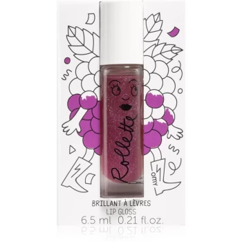 Image of Nailmatic Kids Rollette Lip Gloss for Kids Shade Blackberry 6,5ml