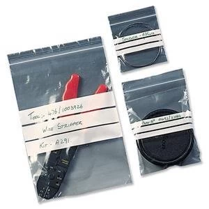Image of Original Polythene Bags Resealable Grip Seal Write On 40 Micron 102x140mm Pack 1000