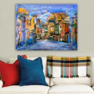 Image of 255643813_70100 Multicolor Decorative Canvas Painting