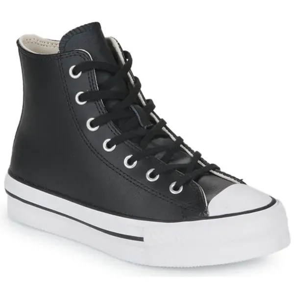 Image of Converse Black all star eva lift hi Youth trainers Black UK 3 (EU 35½)