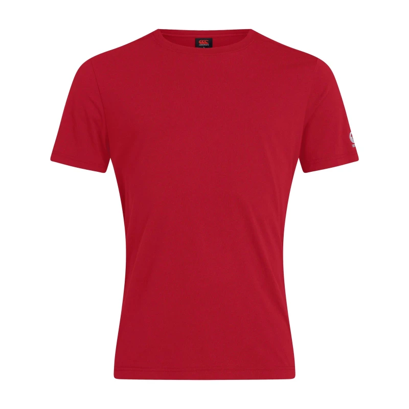 Image of Canterbury Club Plain T-Shirt Womens - Red Red 6