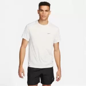 Image of Nike Dri-FIT Run Division Rise 365 Mens Short-Sleeve Running Top - Beige
