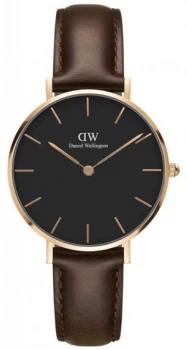 Image of Daniel Wellington Mens Classic Bristol Rose Gold Case Watch