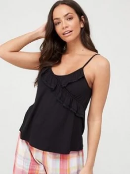 Image of Pour Moi Mix & Match Frill Detail Secret Support Cami - Black