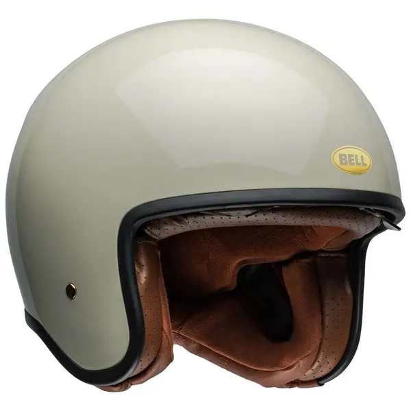 Image of Bell Tx 501 Vintage White Open Face Helmet Size L