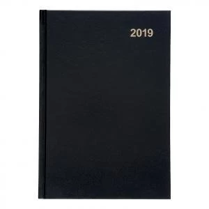 Image of Office 2019 Diary Day to A Page A5 Black 941149