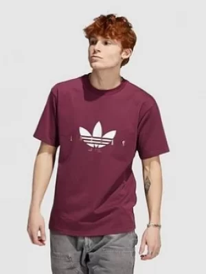 Image of Reebok Training Essentials Piping T-Shirt, Navy Size M Men