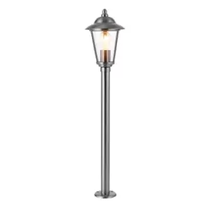Image of Vogue Klien Outdoor Post Light 80cm Silver