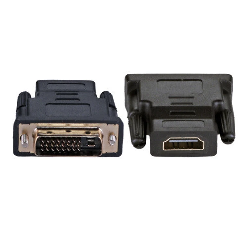Image of Cablenet Cablenet HDMI 1.4b Female DVI-D - Male DVI-D 24+1 Dual Link Black Adaptor HDMIF-DVIM