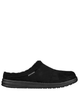 Image of Skechers Melson Harmen Slipper, Black, Size 7, Men
