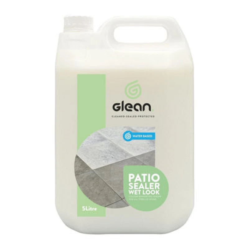Image of Go Glean Glean Patio Sealer Wet Look Colour Enhancing Solution - Natural - 5 Litre