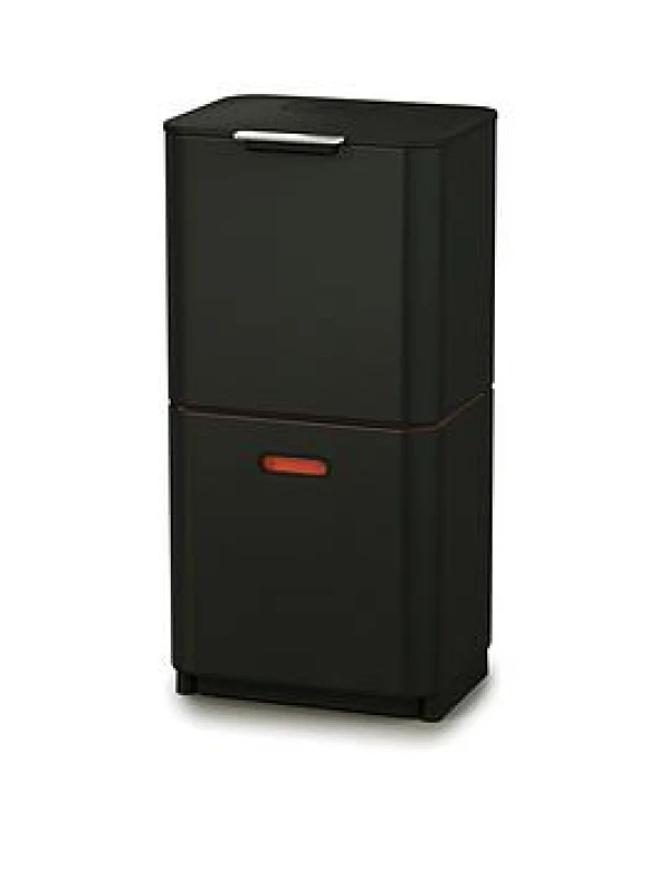 Image of Joseph Joseph Totem Max 60-litre Waste Separation & Recycling Unit - Carbon Black