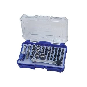 Image of Faithfull Screwdriver Bit & Socket Set 42 Piece