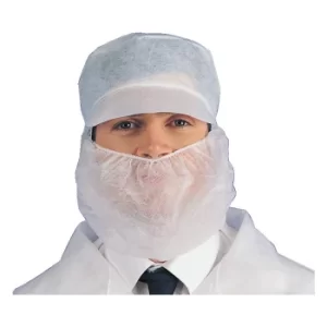 Image of N43110HP White Beard Masks, Pack of 100