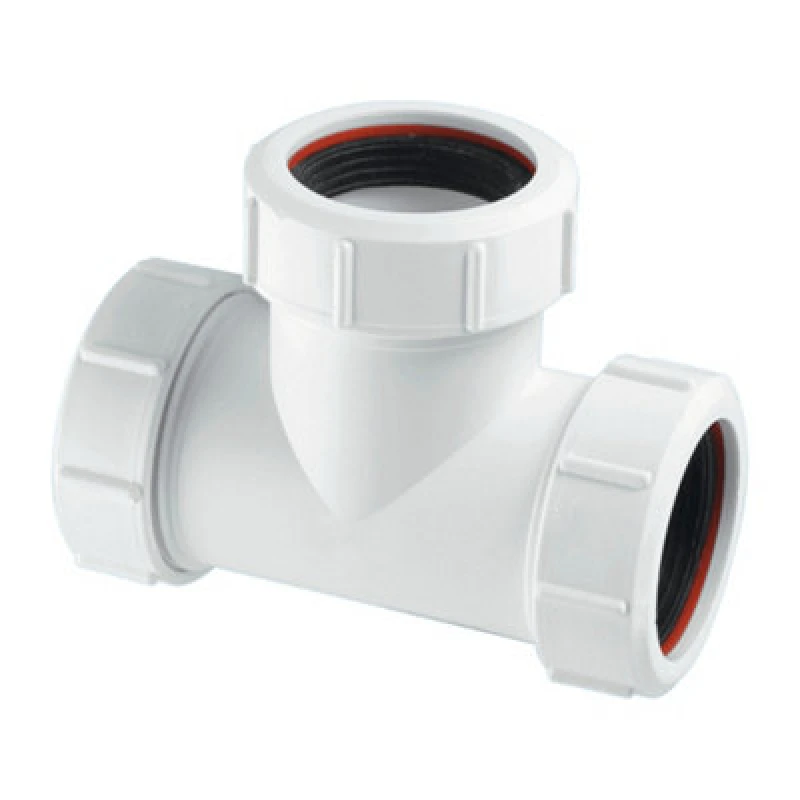 Image of Mcalpine V1Mx 1.5" Equal Slip Tee With Universal Connections