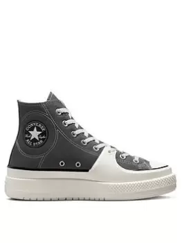 Image of Converse Chuck Taylor All Star Utility Construct Canvas Hi - Grey/White, Size 9, Men