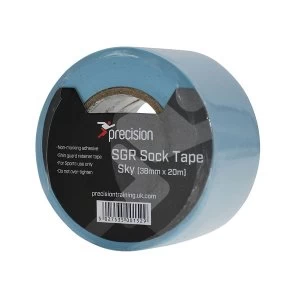 Image of Precision SGR Sock Tape 38mm (Pack of 5) - Sky