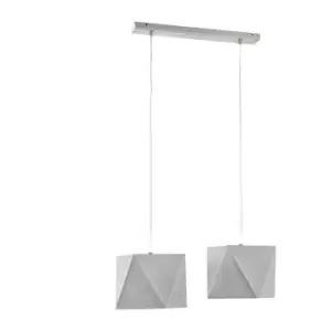 Image of Onli Pilar 2 Light Bar Pendant Ceiling Light, Grey