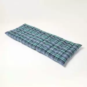 Image of Blackwatch Tartan Bench Cushion 2 Seater - Homescapes