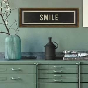 Image of KZM413 Brown Black Beige Decorative Framed MDF Painting