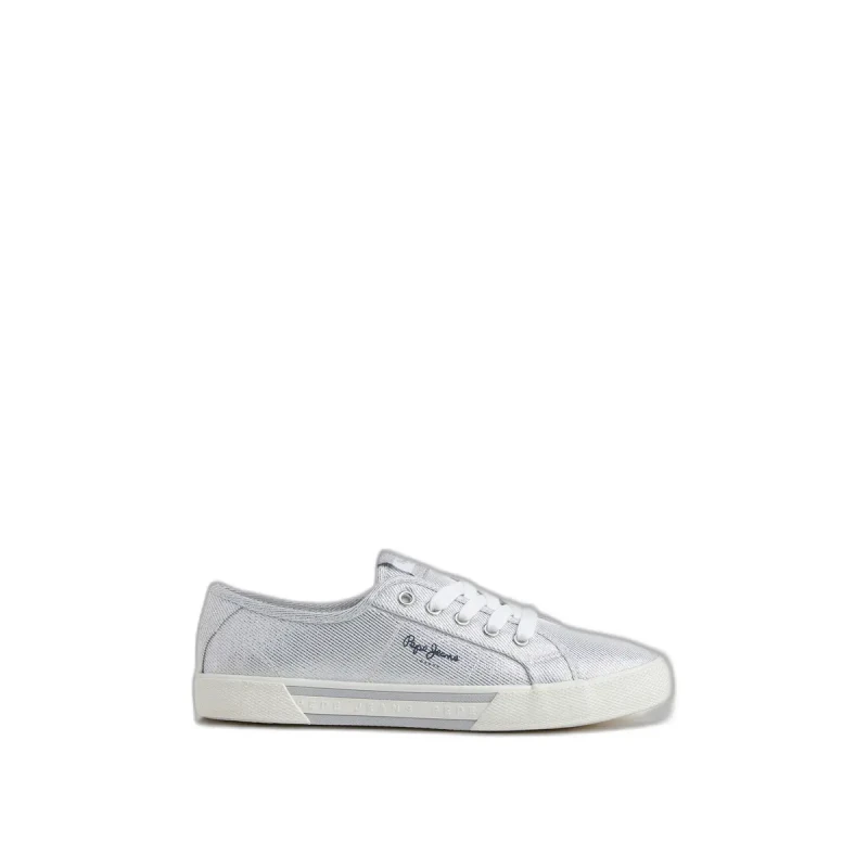 Image of Pepe Jeans Womens sneakers Pepe Jeans Brady Party Argente Female 36