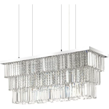 Image of Ideal Lux Martinez - 6 Light Ceiling Pendant Chrome