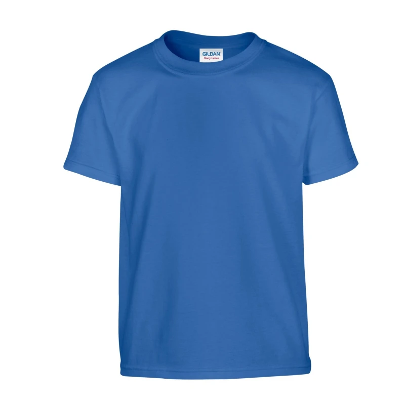 Image of Gildan Heavy Cotton T-Shirt in Blue Size: Large Blue Unisex L