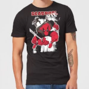 Image of Marvel Deadpool Max Mens T-Shirt - Black - XL