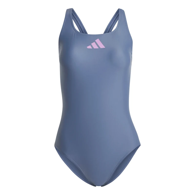 Image of Womens 1 Piece swimsuit adidas 3 Bars Bleu Female 44