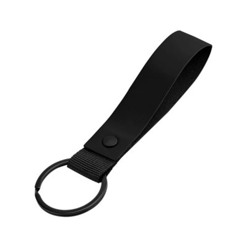 Image of Bagbase Matte Pu Keyring Black (One Size)