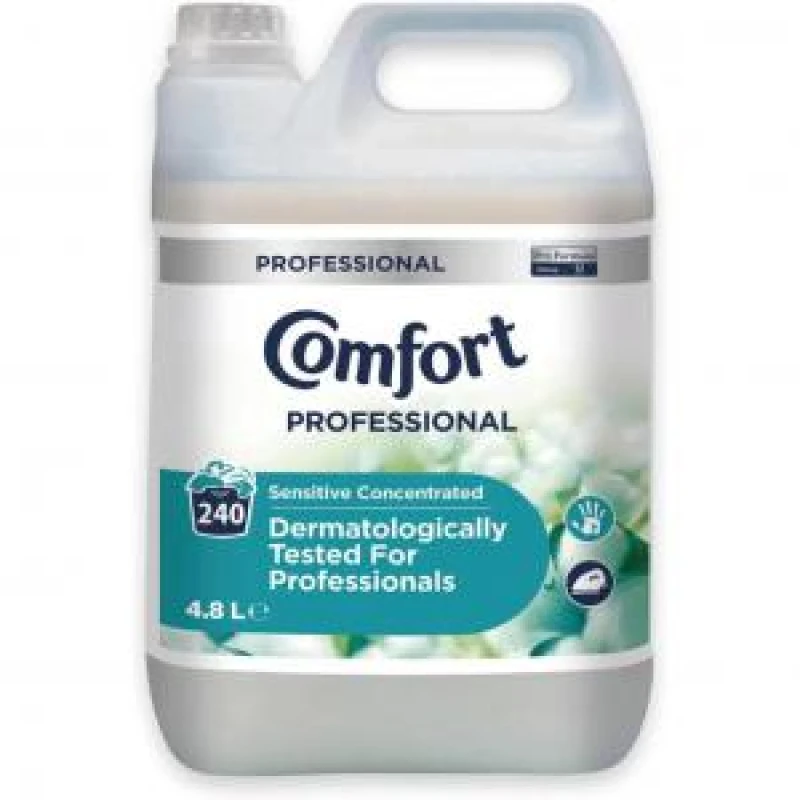 Image of Comfort Professional Sensitive Fabric Softener Concentrated 4.8 Litre NWT8342