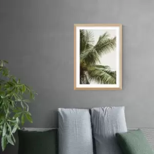 Image of East End Prints The Palm Trees Above Me Print Green