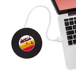 Image of Mustard Track-Shaped USB Cup Holder