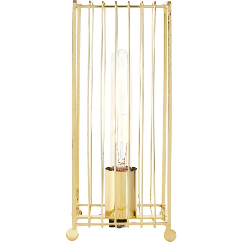 Image of Premier Housewares Interiors by Premier Deco Table Lamp with EU Plug Gold