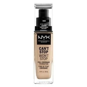 Image of NYX Professional Makeup Cant Stop Foundation Nude
