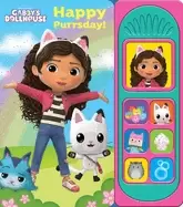 Image of dreamworks gabbys dollhouse happy purrsday sound book